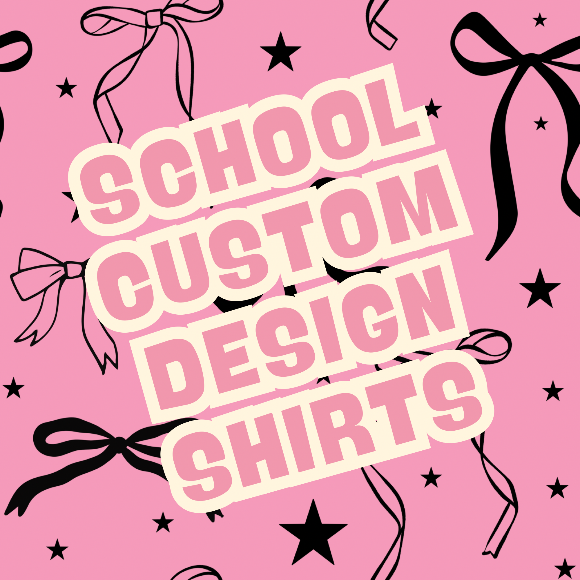 School custom design shirts