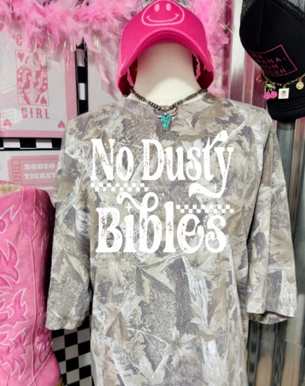 NO DUSTY BIBLES