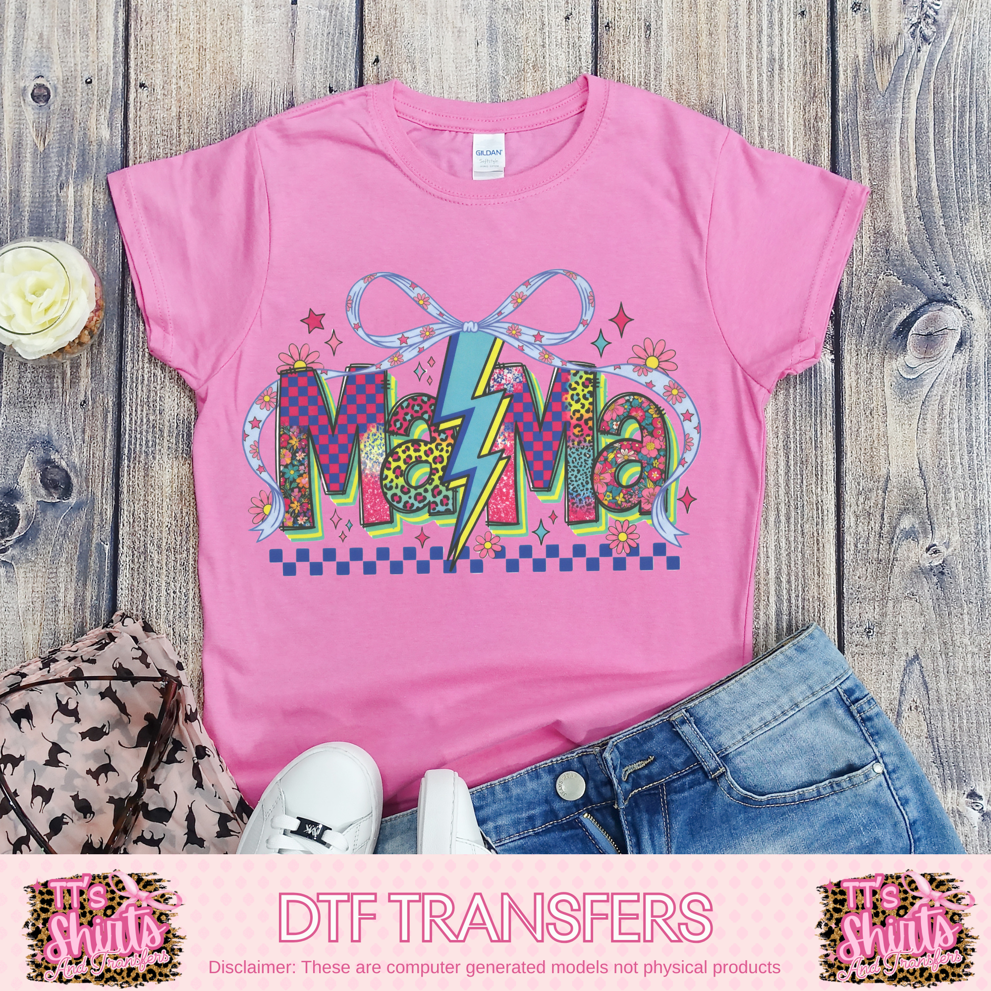 MAMA DAISY BOW CHECKERED A5