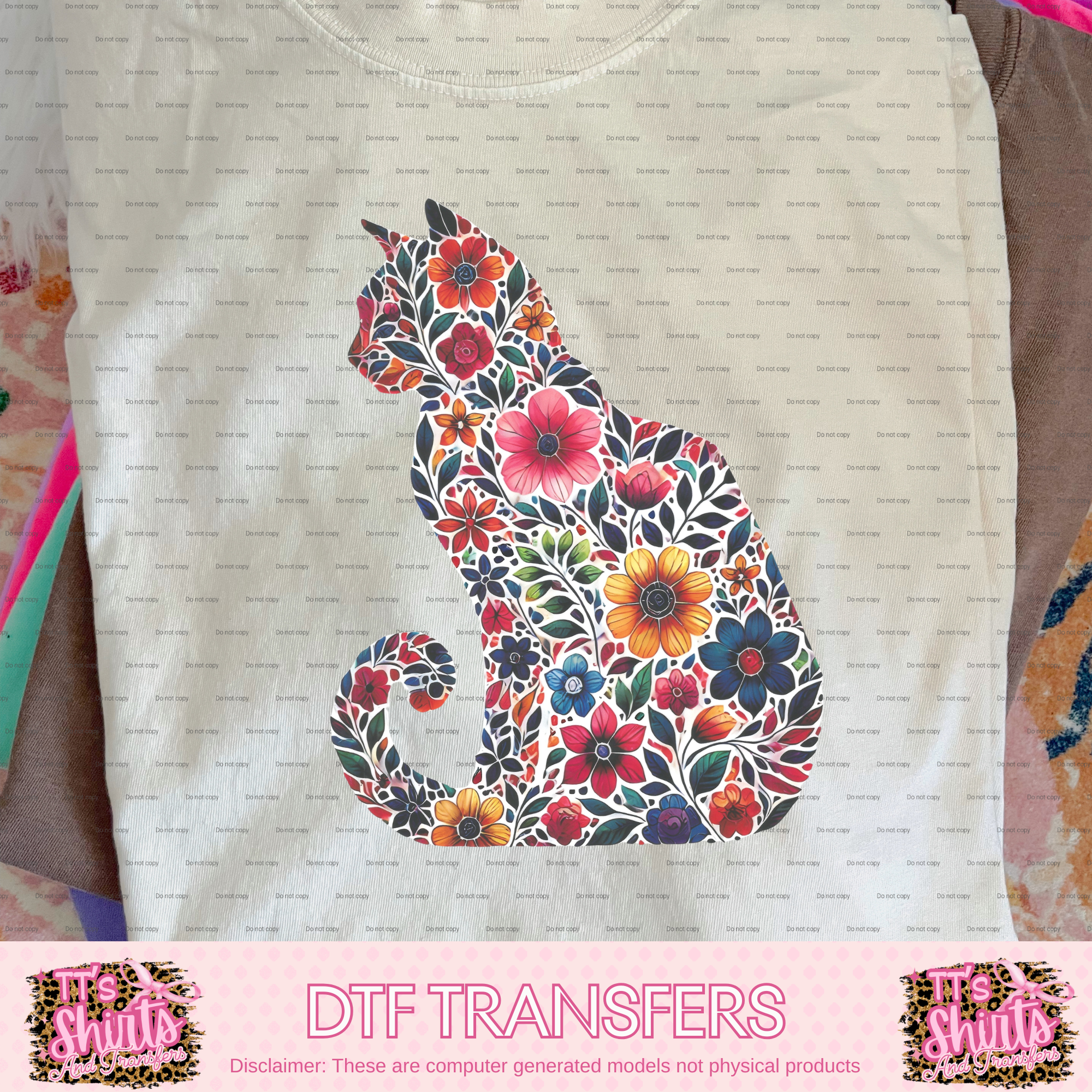 FLORAL CAT A5