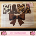 FAUX SHERPA MAMA BROWN BOW - A7