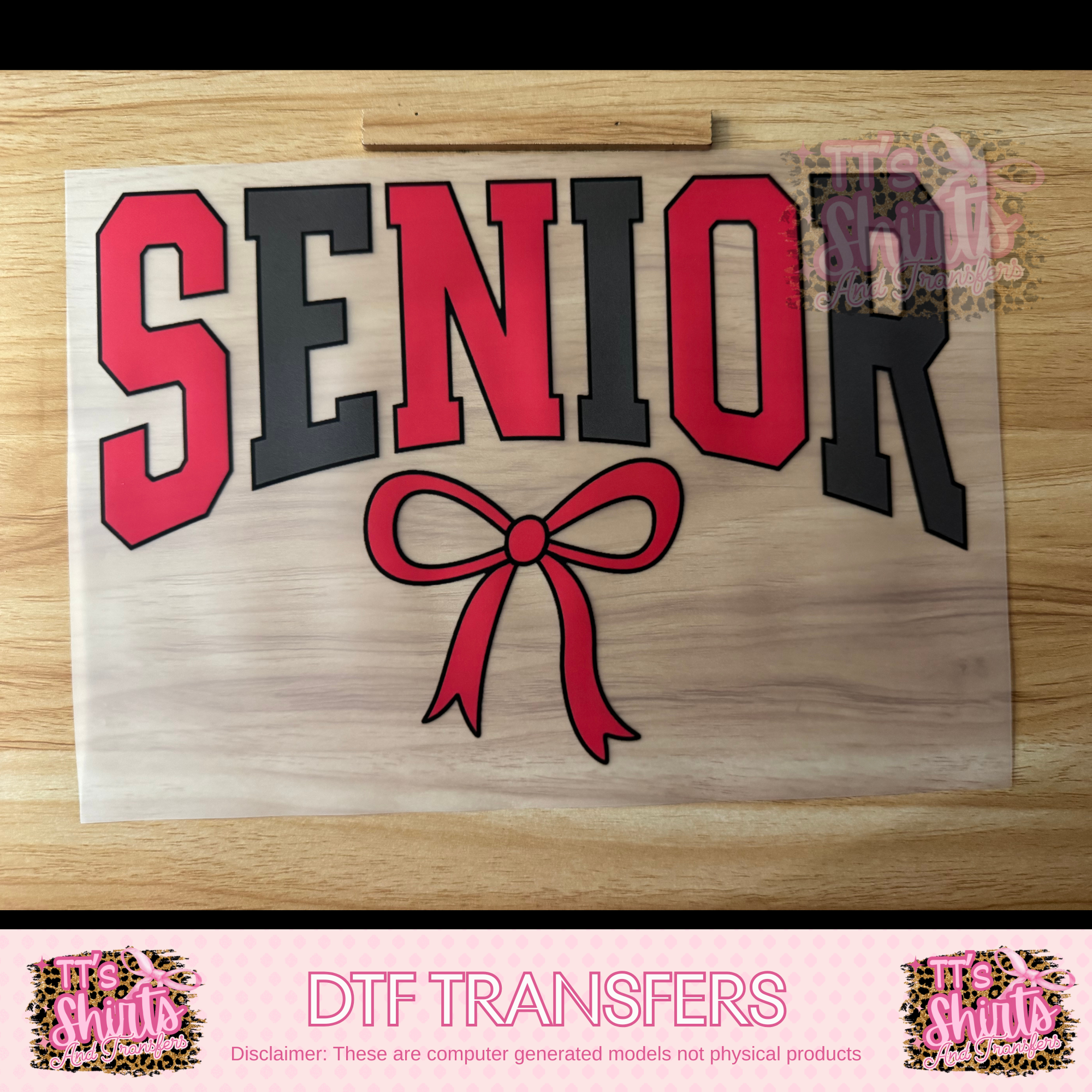 SENIOR RED AND BLACK - A7