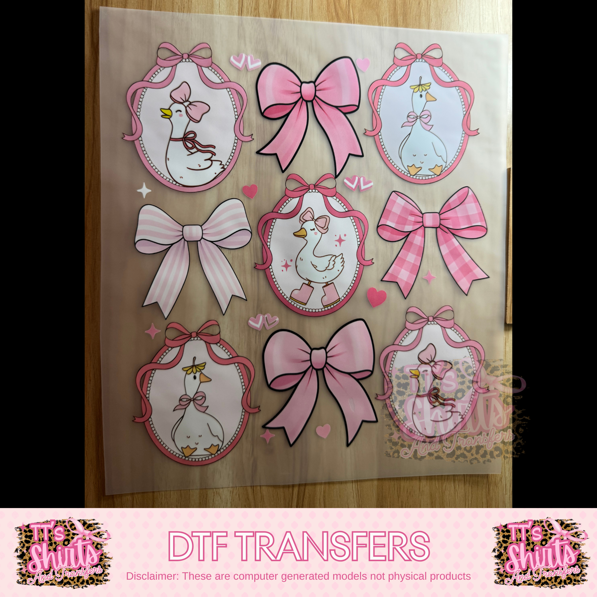 PINK GOOSE BOW - A7