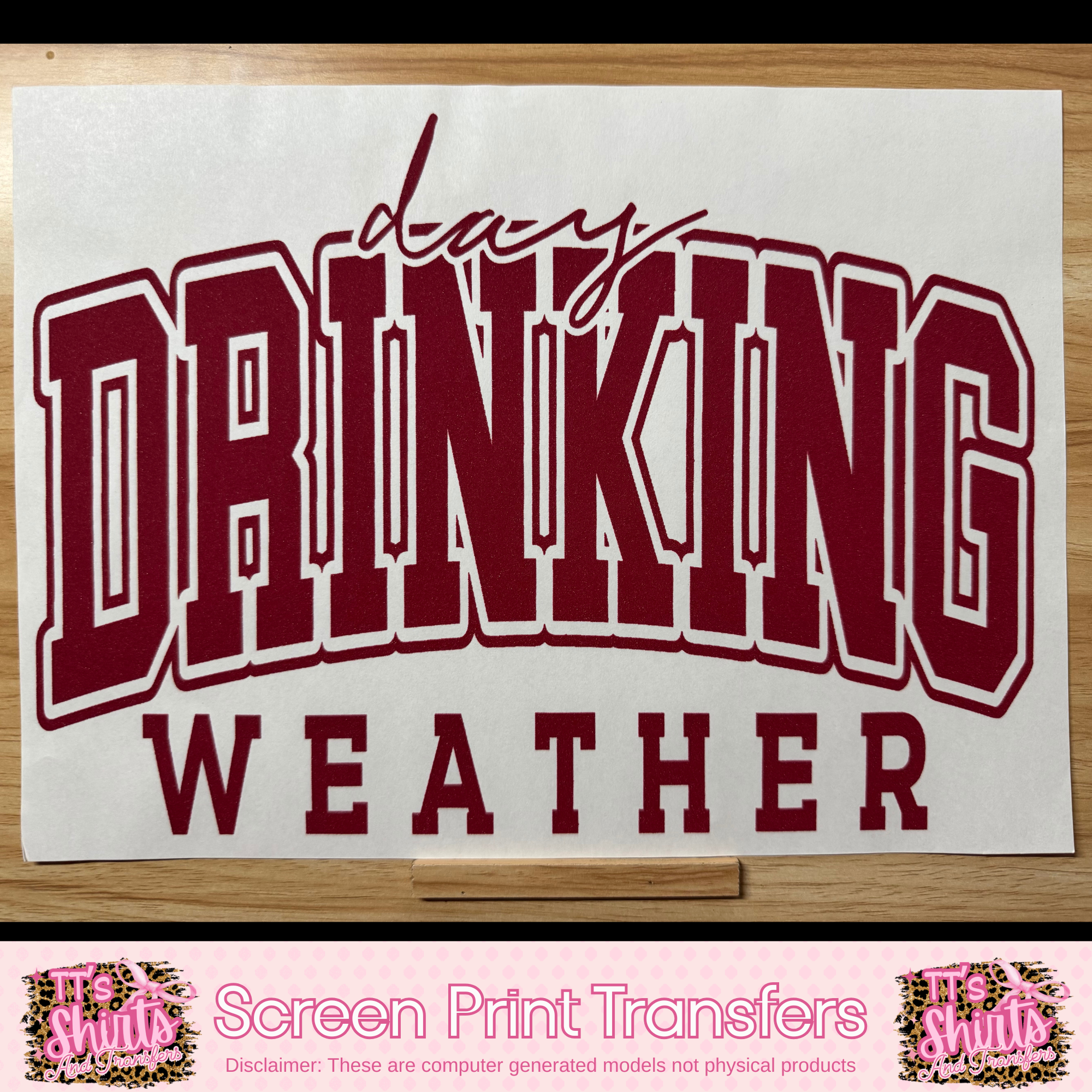 DAY DRINKING WEATHER RED - A9