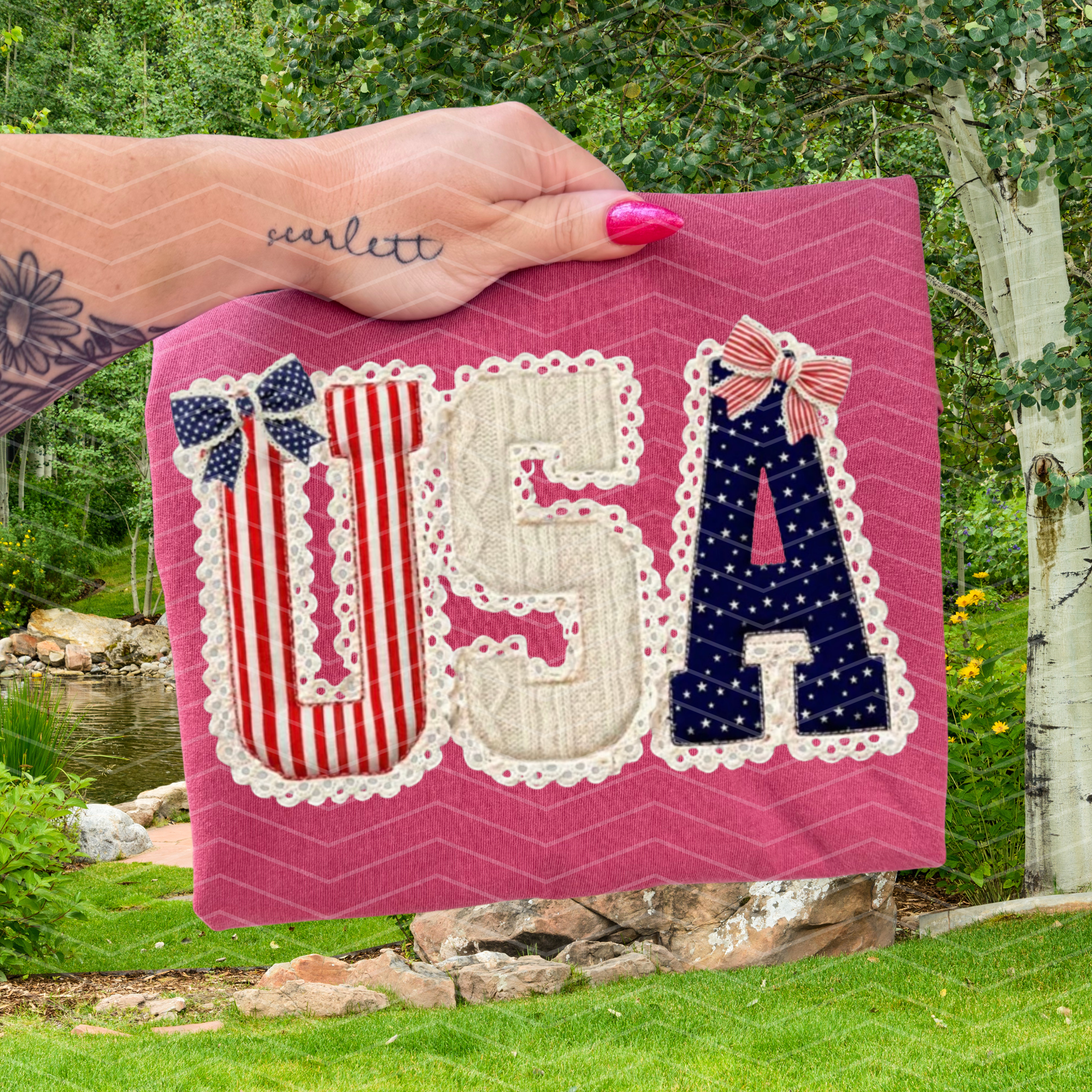 Usa lace and bows mm051826