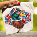 Red, white and blue camo duck mm051826