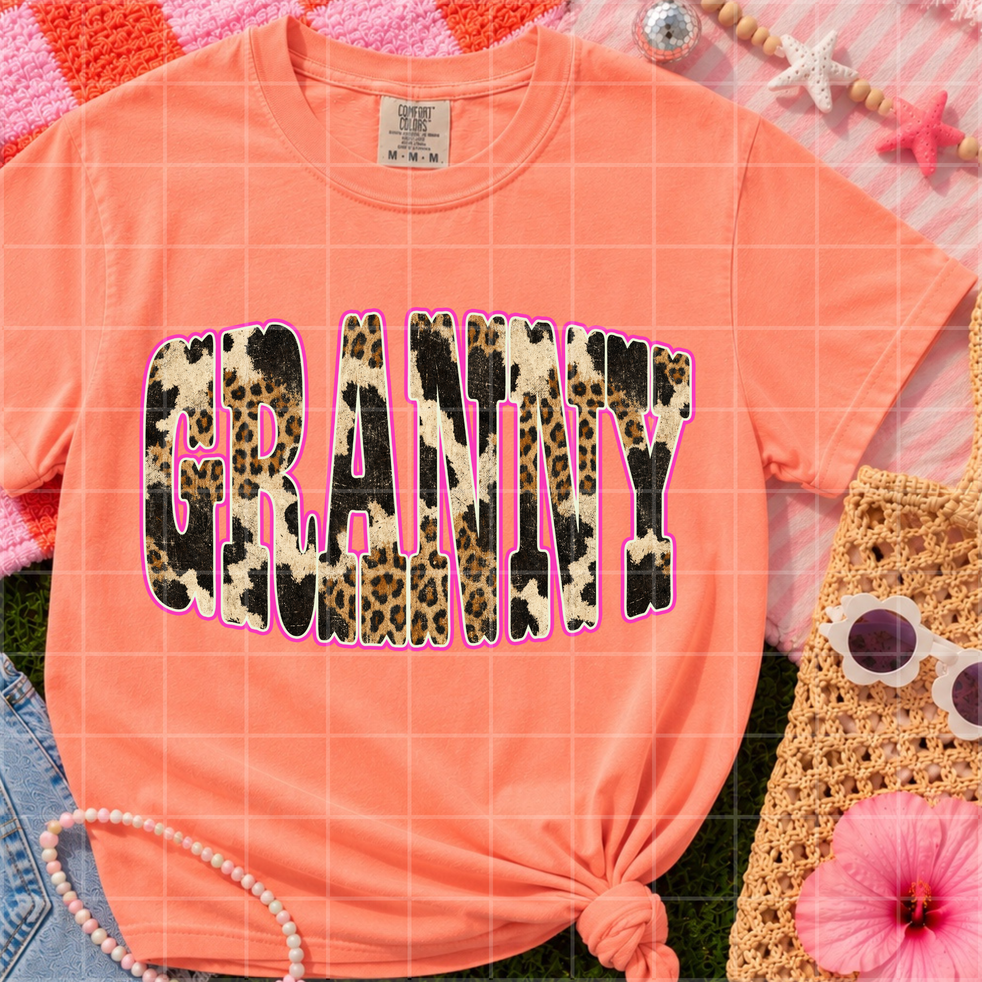 Granny cowhide leopard print mm052526