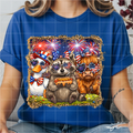 Patriotic friends, duck, raccoon and cow mm052526
