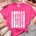 Summer preppy striped with bow MM060126